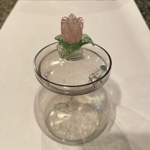 Antique jelly/jam glass jar